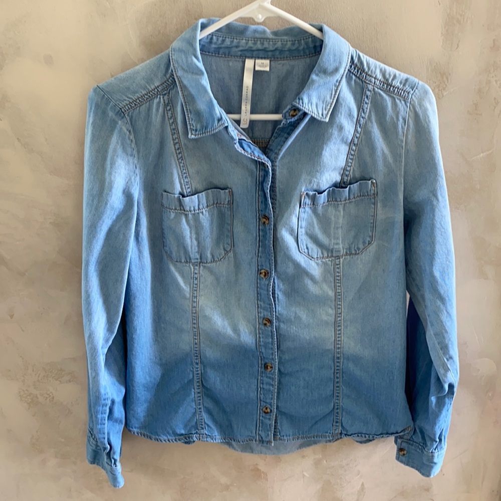 Lauren Conrad denim top